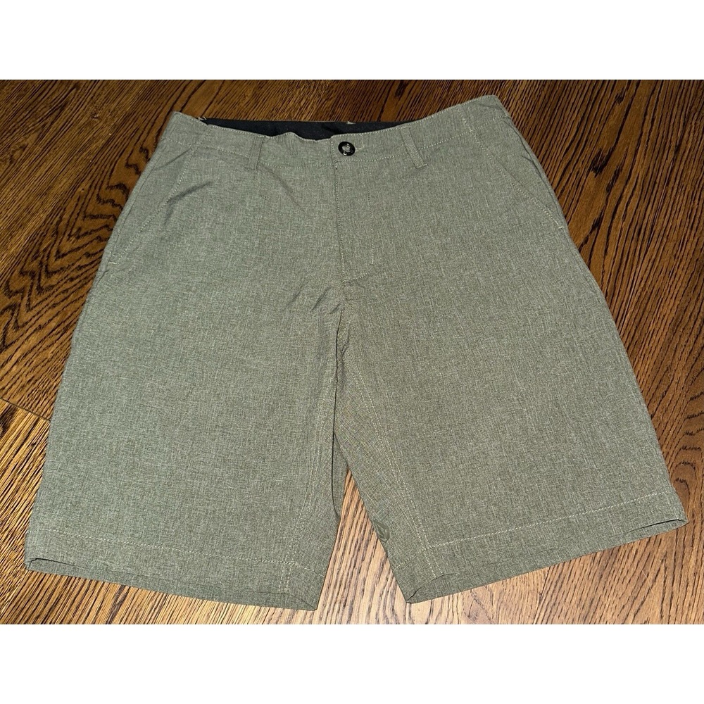 Volcom‎ Surf And Turf Shorts Mens 30 Green Four Way Stretch Casual Outdoor